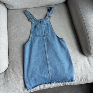 Forever 21 Light Blue Denim Overalls dress